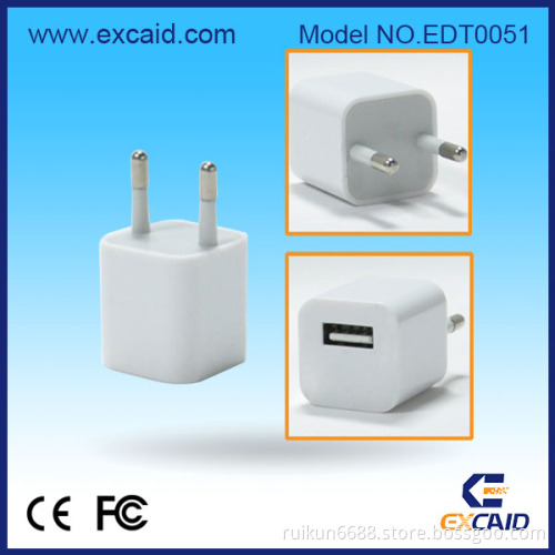 Smaller USB Wall Charger for EU /Us